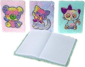 Notes A5 w okładce pluszowej MIX 1