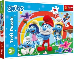 Puzzle 24 maxi Smerfny dzień TREFL 1