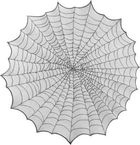 Obrus pajęczyna 124cm 1
