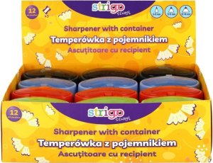 Temperówka na trzy grubości z pojemnikiem (12szt) 1