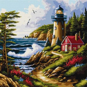 Malowanie po numerach - Morska bryza 40x40 1