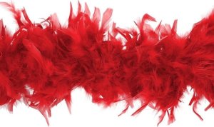 Boa czerwone 180cm 40g 1