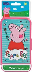 Kolorowanki zestaw podróżny Świnka Peppa 27el 1