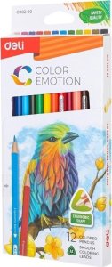 Kredki ołówkowe Color Emotion 12 kolorów DELI 1