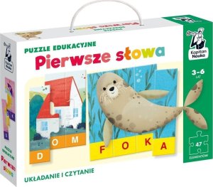 Kapitan Nauka. Puzzle edukacyjne Pierwsze słowa 1