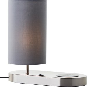 Table lamp BRILLIANT CLARIE TL1, 1xE14, 40W, phone charging function, 26x12x20cm 1