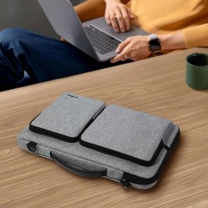 TECH-PROTECT DEFENDER BAG LAPTOP 15-16 CRAYON GREY 11