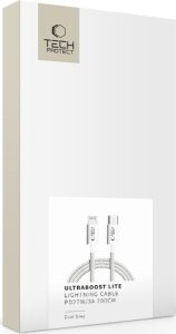 Kabel USB Tech-Protect USB-C - Lightning 2 m Szary (5906302380954) 7