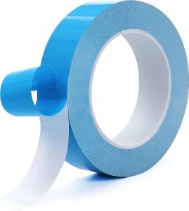 Taśma dwustronna termoprzewodząca 1W/mK 15mm 25m wysokotemperaturowa 1