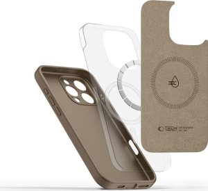 TECH-PROTECT LIQUID SILICONE MAGSAFE IPHONE 16 PRO MAX CHOCOLATE BROWN 3