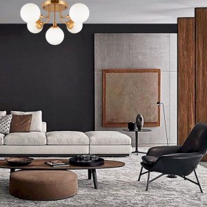 Pendant lamp G. LUX Ball, 5 x E27, brass color 1