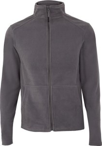 FLEECE MK610V zip-up sweater, gray, size L 1