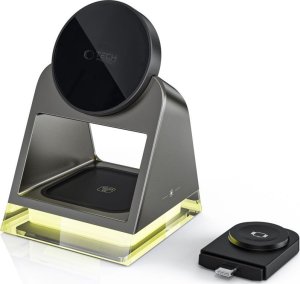 TECH-PROTECT QI15W-A43 3IN1 MAGNETIC MAGSAFE WIRELESS CHARGER BLACK 4