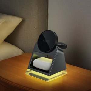 TECH-PROTECT QI15W-A43 3IN1 MAGNETIC MAGSAFE WIRELESS CHARGER BLACK 6