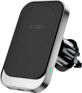 TECH-PROTECT MM15W-V9 MAGNETIC MAGSAFE DASHBOARD & VENT CAR MOUNT WIRELESS CHARGER 15W BLACK 6