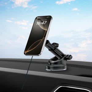 TECH-PROTECT MM15W-V9 MAGNETIC MAGSAFE DASHBOARD & VENT CAR MOUNT WIRELESS CHARGER 15W BLACK 8