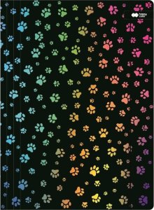 Teczka A4+ z gumką Miaow czarna HAPPY COLOR 1