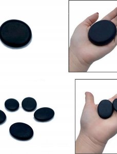 Masażer Eleeels Zestaw do masażu gorącymi kamieniami bazalt 3