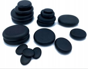 Masażer Eleeels Zestaw do masażu gorącymi kamieniami bazalt 4