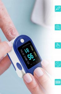 Medyczny Pulsoksymetr z OLED - Napalcowy Pomiar Pulsu i Saturacji Braders 9