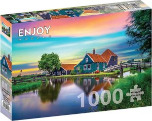 Puzzle 1000 Wiejski dom w Niderlandach 1