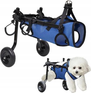 Wózek inwalidzki dla psów średnich ras - tylne łapy, rozmiar M Braders 9