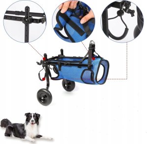 Wózek inwalidzki dla psów średnich ras - tylne łapy, rozmiar M Braders 10