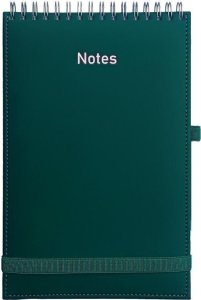 Notes A5 Vivella na spirali z gumką zielony 1