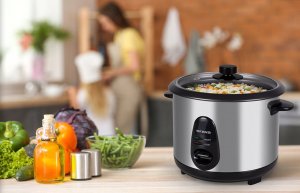 Multicooker Orava MH-05 wielofunkcyjny garnek, 500 W, 1.5 l, utrzymywanie temperatury, automatyczne wyłączanie, czarny / srebrny 4