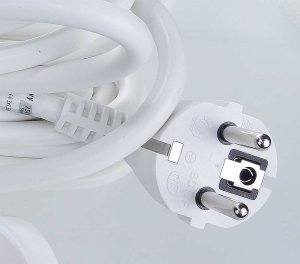 Przedłużacz sieciowy 3gn. bez przeł. 5m Rum-Lux 3x1,5 biały 4