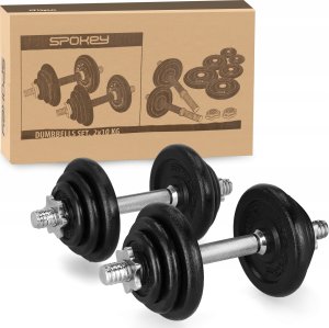 Spokey Hantle Egir żeliwne 2 x 10 kg 5