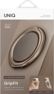UNIQ Gripfit 360 Magnetic Mount&Kickstand Magnetic Holder gray/flint gray 2
