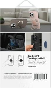 UNIQ Gripfit 360 Magnetic Mount&Kickstand Magnetic Holder gray/flint gray 3