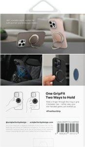 UNIQ Gripfit 360 Magnetic Mount&Kickstand Magnetic Holder pink/blush pink 3