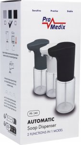 Bezdotykowy dozownik mydła, PR-540 GR Szary 300 ml, do rodka do dezynfekcji, IPX4 6
