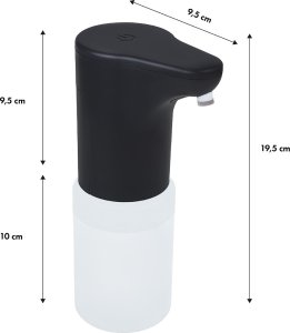Bezdotykowy dozownik mydła PR-540B Czarny 5
