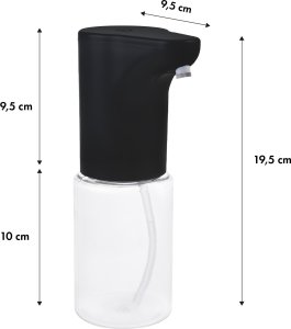 Bezdotykowy dozownik mydła PR-540B Czarny 7