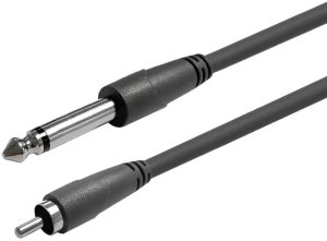 Vivolink PROAUDJACKMRCA10 kabel audio 10 m 6.35mm RCA Czarny 1