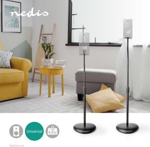Nedis Nedis SPMT2750BK montaż głośników Podłoga Kopolimer akrylonitrylo-butadieno-styrenowy (ABS), Stal Czarny 11