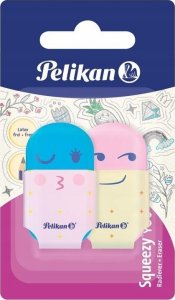 Pelikan 606219 gumka Plastik Wielobarwny 2 szt. 2