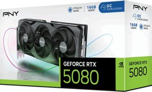 Karta graficzna PNY GeForce RTX 5080 Triple Fan Overclocked 16GB GDDR7 DLSS4 (VCG508016TFXPB1-O) 10