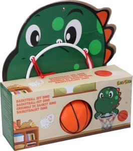 TABLICA DO KOSZYKÓWKI 40x30CM Z PIŁKĄ DINO 2