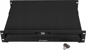 SZUFLADA DO SZAF 19" 2U 360MM CZARNA LANBERG (2U/483X360MM UDŹWIG DO 90KG, MONTAŻ 4 PUNKTOWY) 6