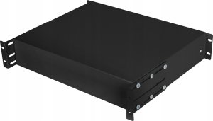 SZUFLADA DO SZAF 19" 2U 360MM CZARNA LANBERG (2U/483X360MM UDŹWIG DO 90KG, MONTAŻ 4 PUNKTOWY) 8