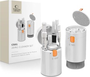 TECH-PROTECT CS01 CLEANER SET 20IN1 FOR PHONE & EARPHONE & TABLET & LAPTOP WHITE 1