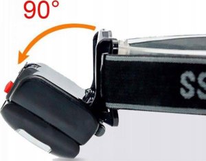 LATARKA CZOŁOWA LED MOCNA CZOŁÓWKA LAMPKA LEDOWA NA CZOŁO GŁOWĘ COB 6