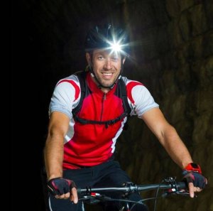 LATARKA CZOŁOWA LED MOCNA CZOŁÓWKA LAMPKA LEDOWA NA CZOŁO GŁOWĘ COB 7