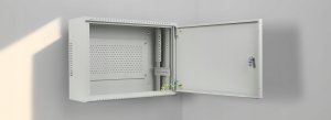 Szafa Lanberg SZAFA INSTALACYJNA RACK WISZĄCA 19" 6U+3U 540X200 NISKOPROFILOWA SZARA (ZŁOŻONA) 16