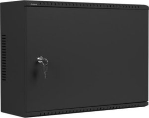 SZAFA INSTALACYJNA RACK WISZĄCA 19" 6U+3U 540X200 NISKOPROFILOWA CZARNA LANBERG (ZŁOŻONA) 1
