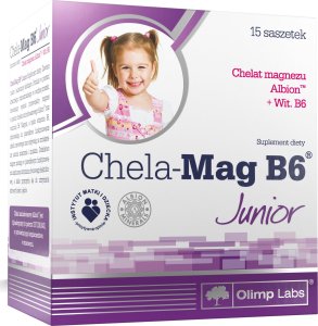 Olimp Chela-Mag B6Junior - 15 Saszetek - Pomarańcza 1